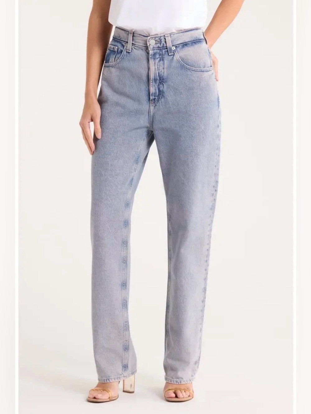 AG Clove Relaxed Vintage Straight Leg Jeans Moonwash Illusion